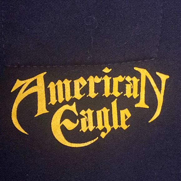 American Eagle Outfitters Sportswear track jacket size medium navy blue - Picture 7 of 7